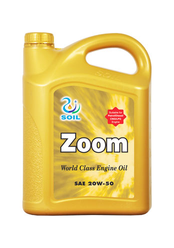 Zoom, SAE-20W50, API: SL/CF-4 Product 5L